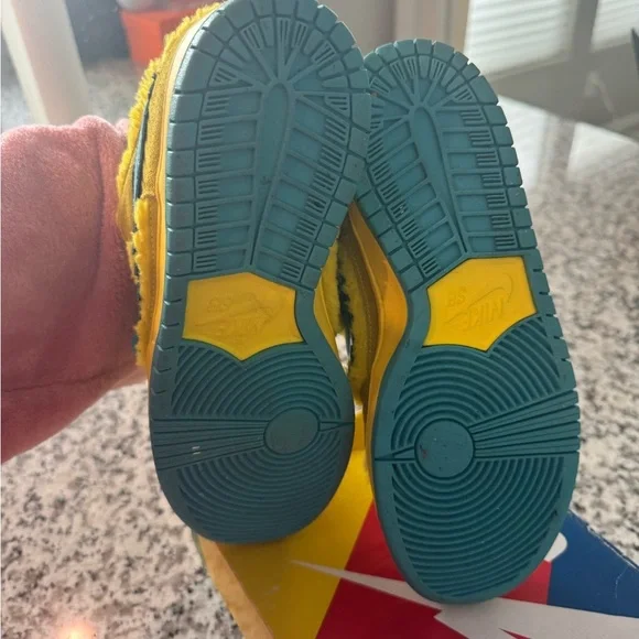 Grateful Dead Dunks Yellow Men’s size 6. 100% authentic - Picture 6 of 11